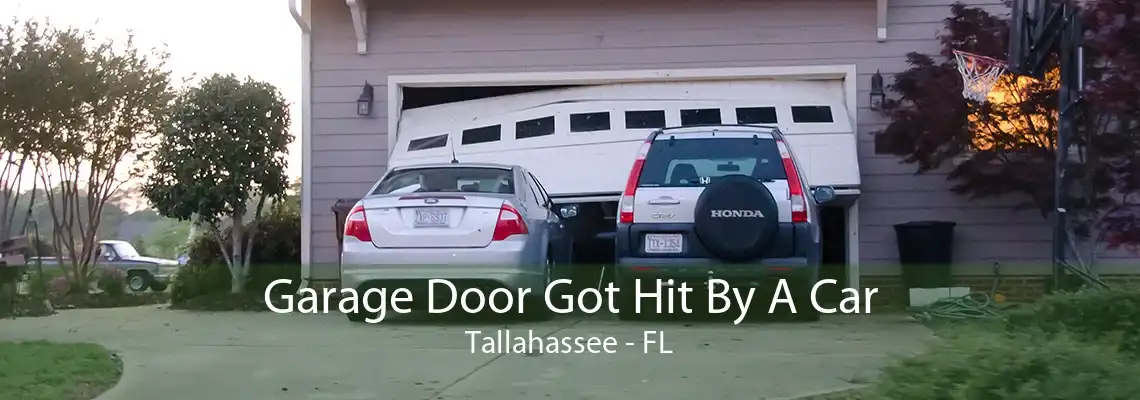 Garage Door Got Hit By A Car Tallahassee - FL